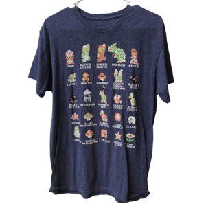 Super Mario Bros Character Icon TShirt Size Medium